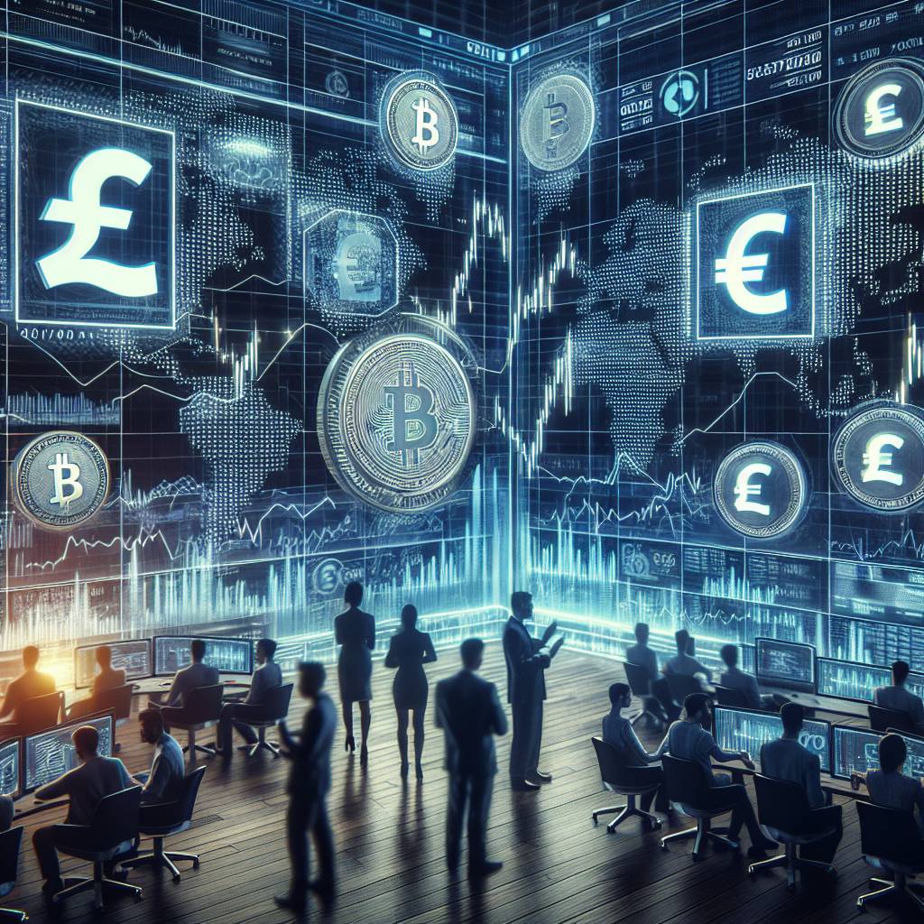 What are the factors that influence the fluctuation of the Euro and British Pound exchange rate in the context of cryptocurrencies?