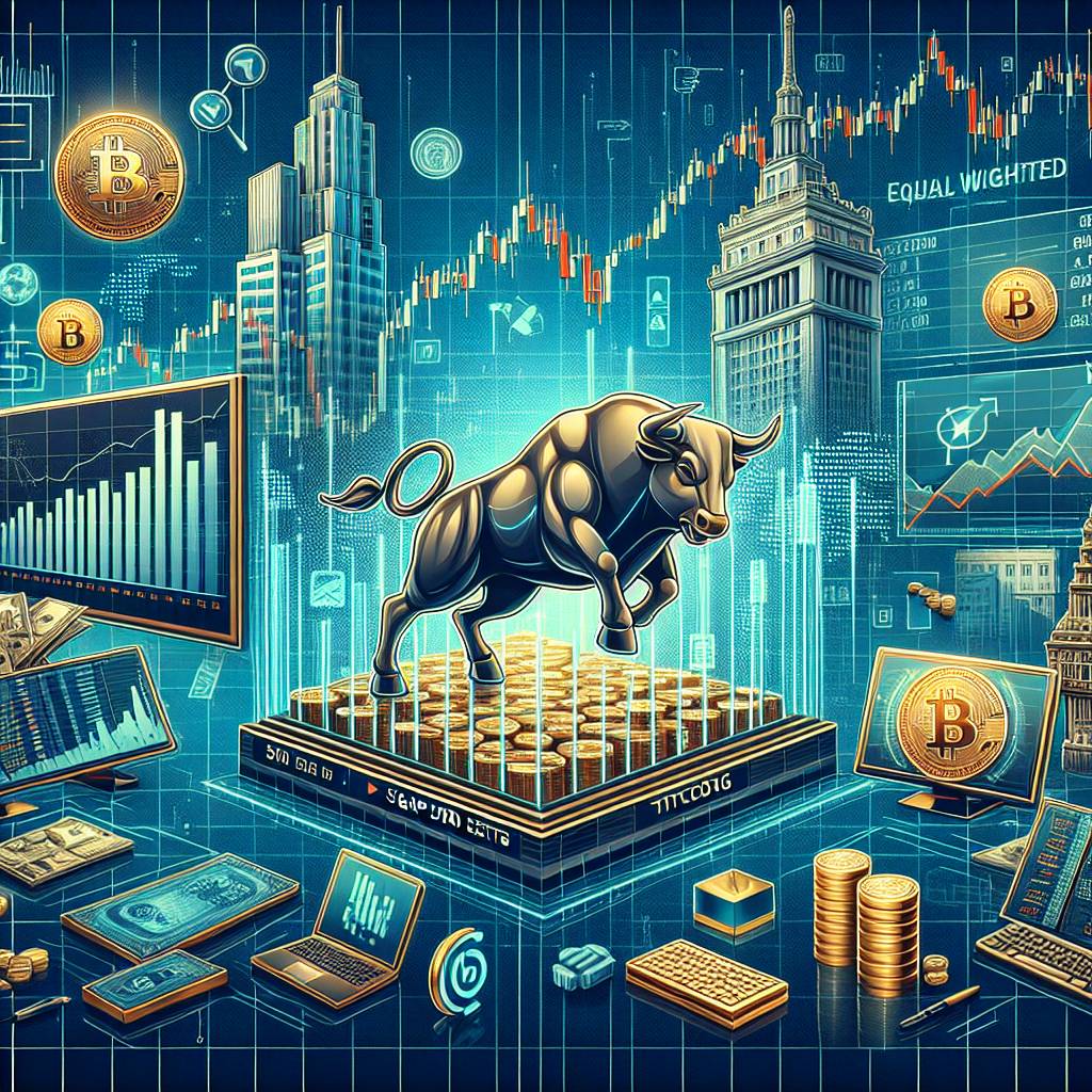 Are there any equal weighted S&P 500 ETFs that include cryptocurrencies in their holdings?