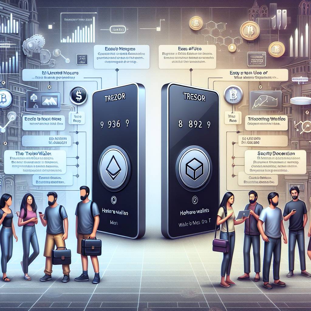 Which cryptocurrencies are compatible with the Trezor hardware wallet?