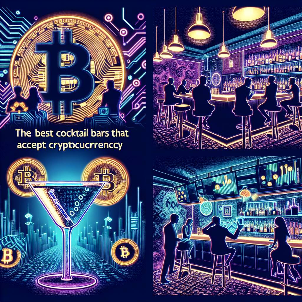 What are the best cocktail bars that accept cryptocurrency?