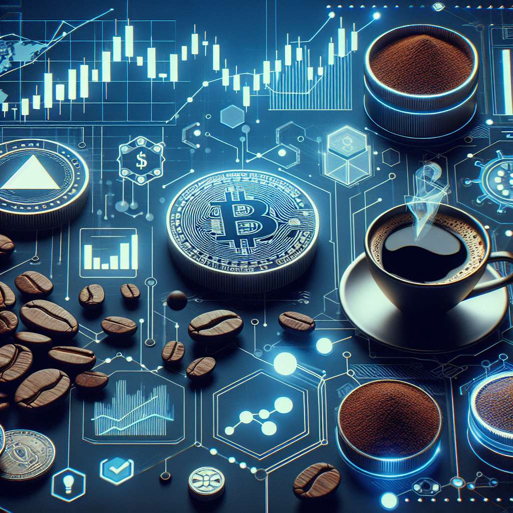 How can I invest in coffee using digital currencies?