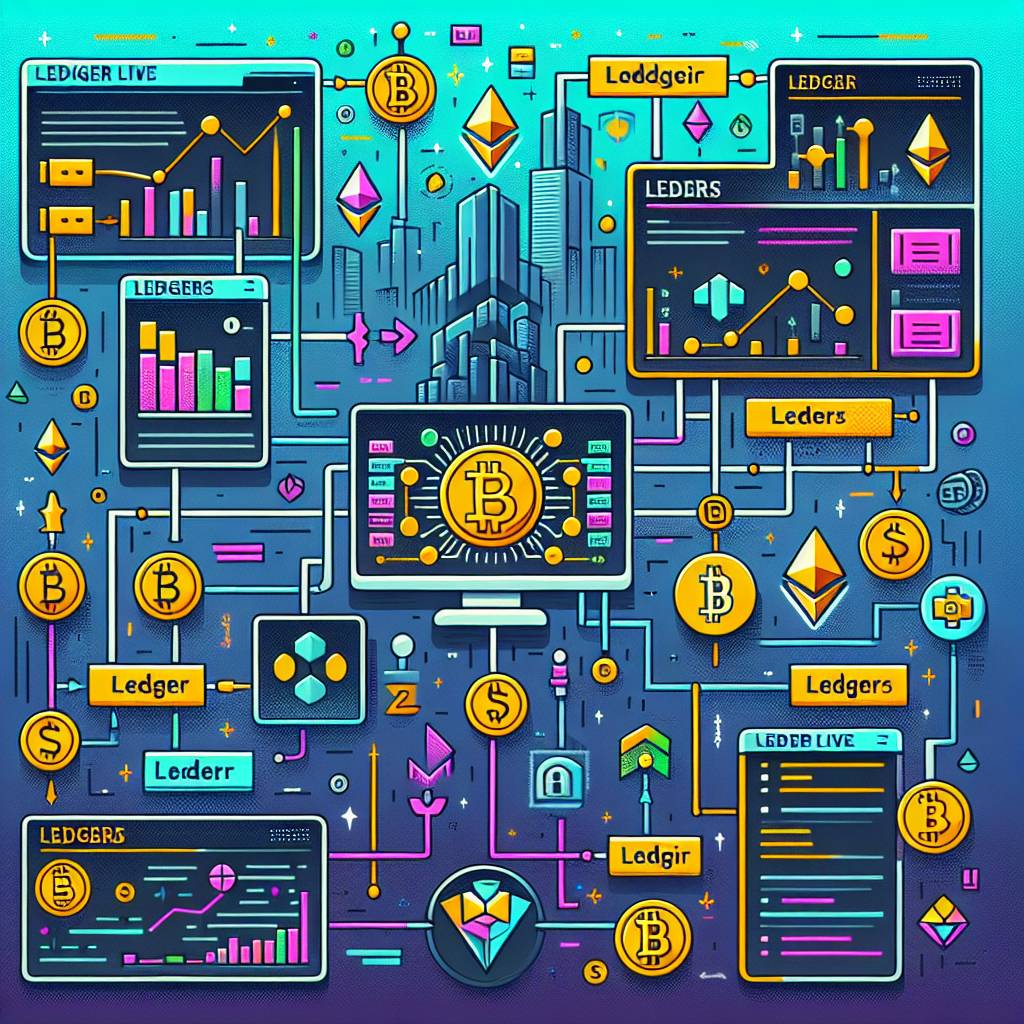 Is it possible to connect multiple ledgers to Ledger Live for managing different cryptocurrencies?