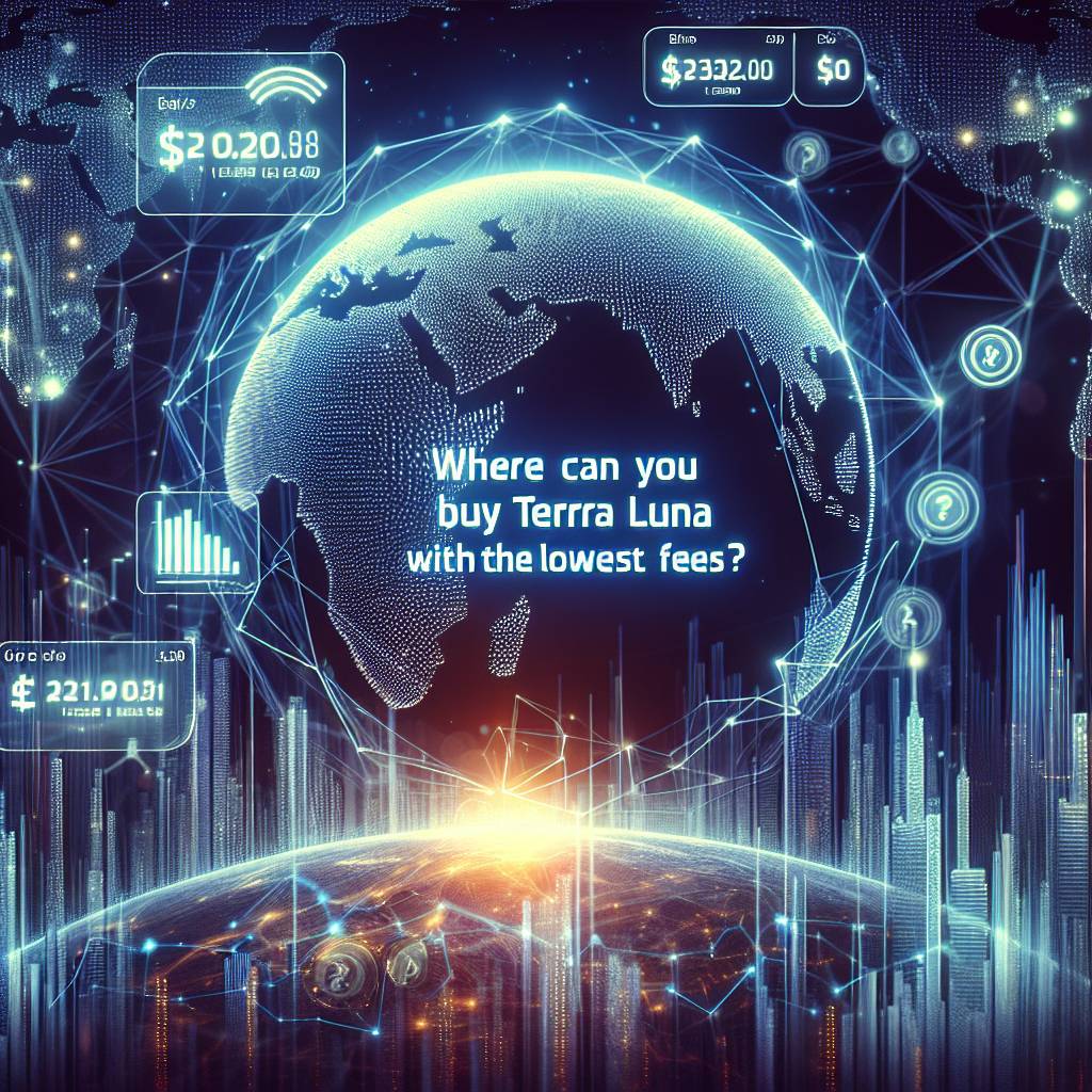 Where can you buy Terra Luna with the lowest fees?