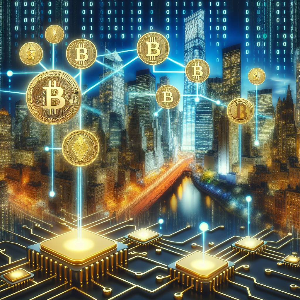 What are the benefits of using blockchain technology in the communication network of digital currencies?