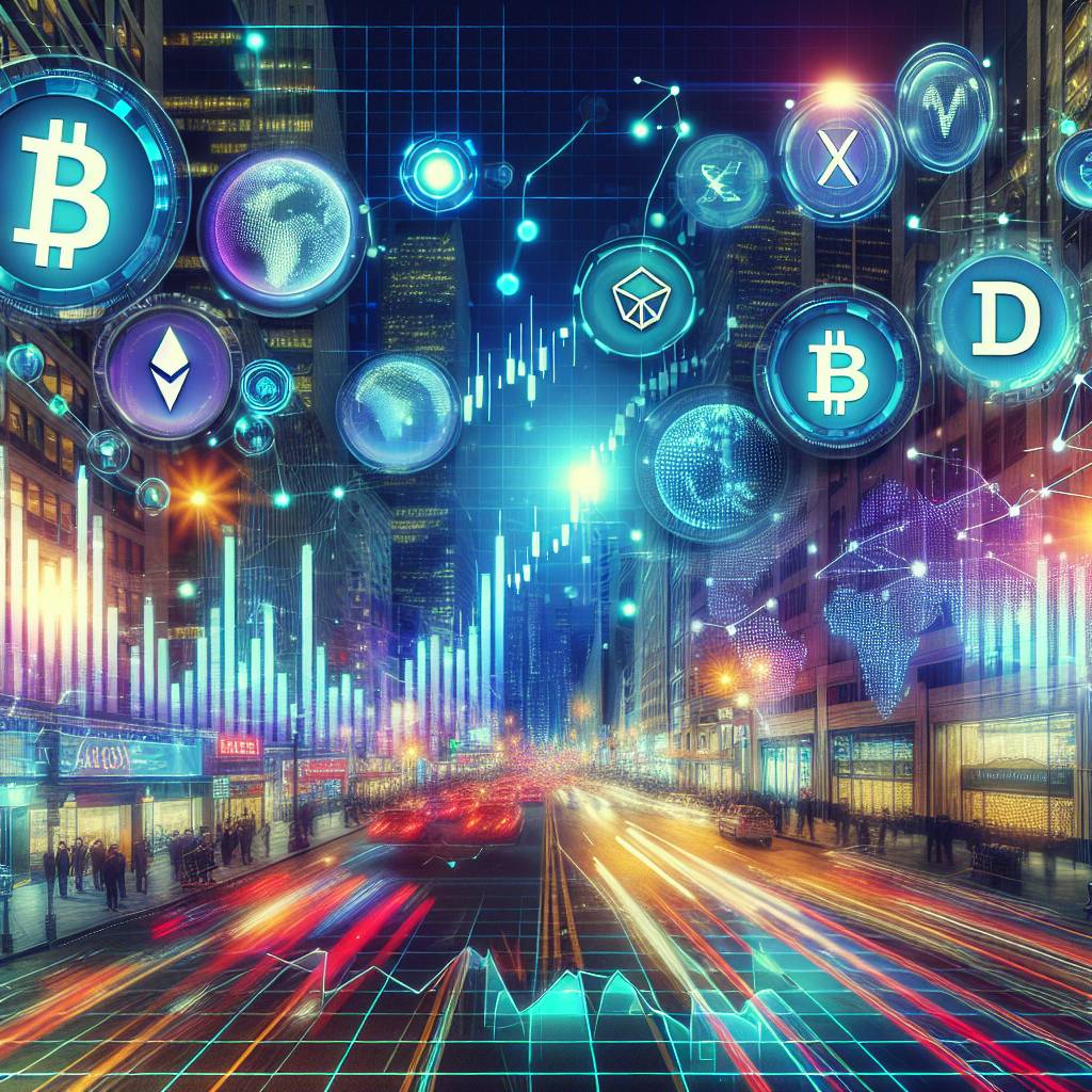 What are the trending cryptocurrencies in terms of price movement?