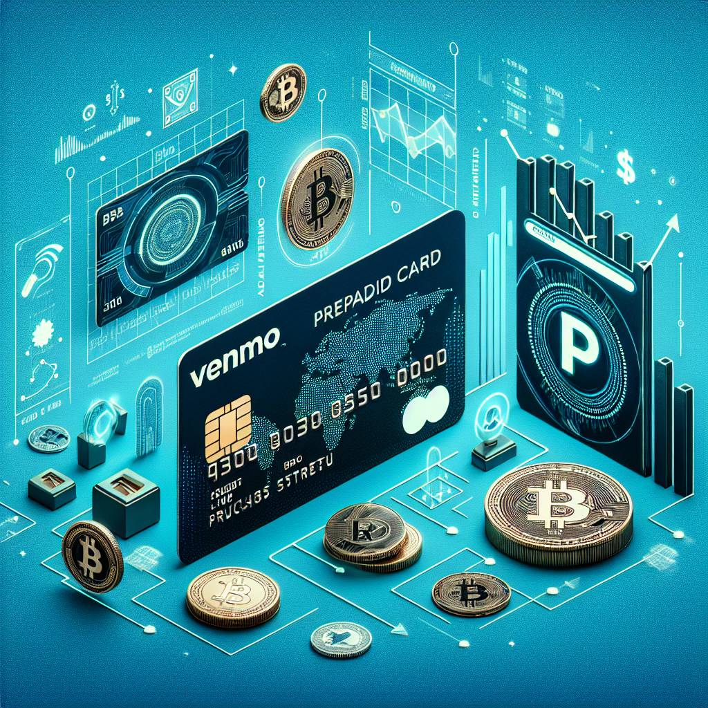 What are the steps to add a prepaid card to my Venmo account for purchasing cryptocurrencies?