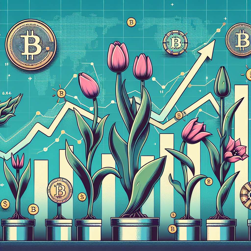 What is the historical chart of tulip mania in the cryptocurrency market?