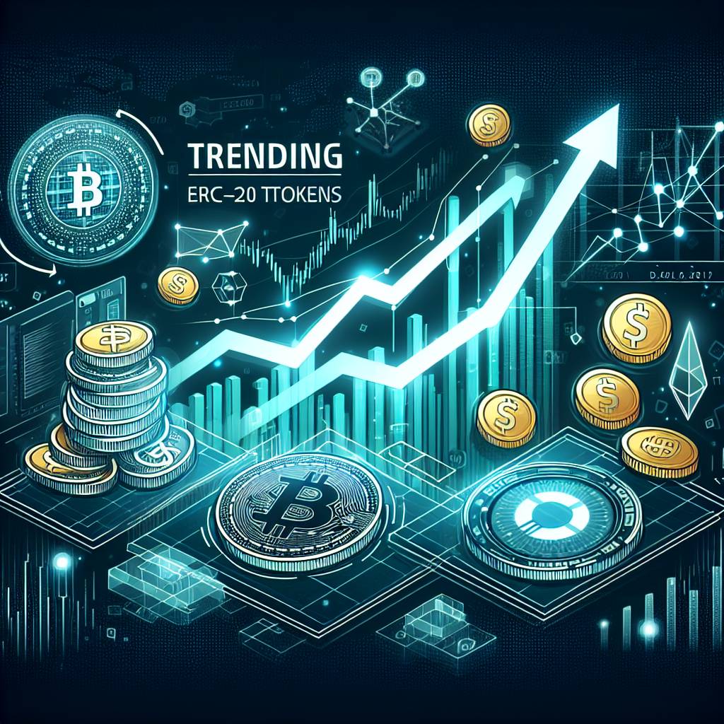Which ERC-20 tokens are currently trending in the cryptocurrency industry?