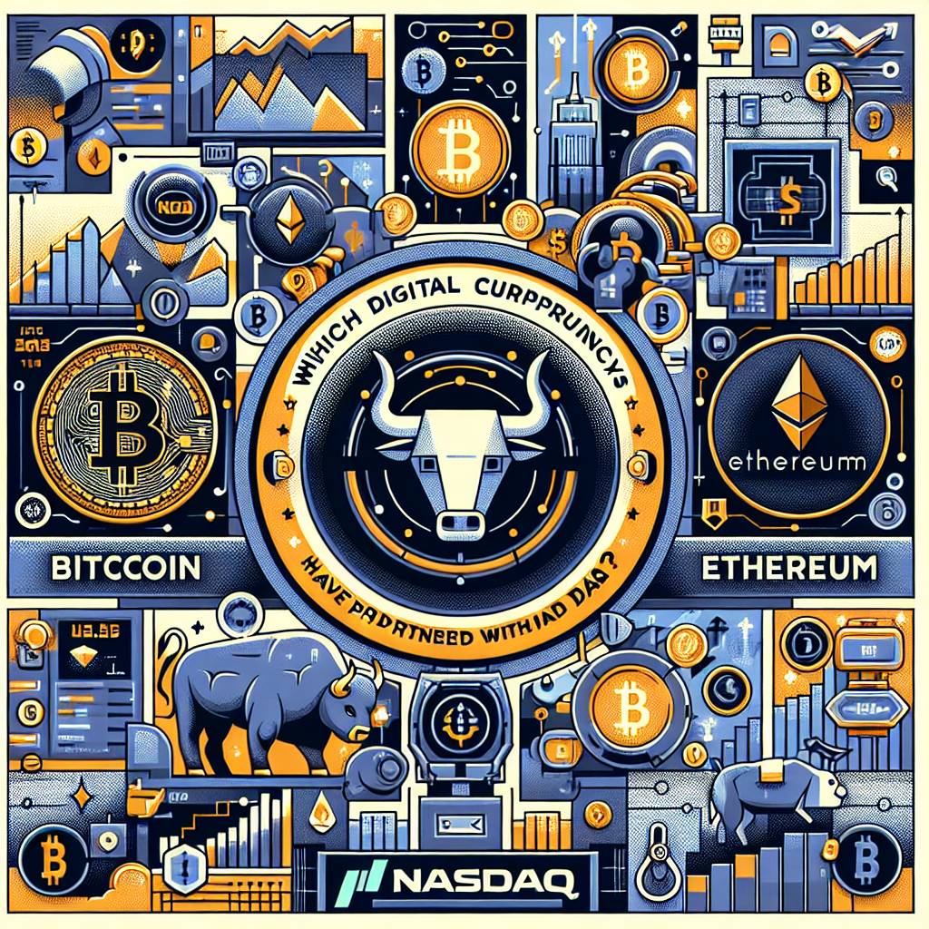 Which digital currencies have the highest correlation with the Vanguard DJIA ETF?