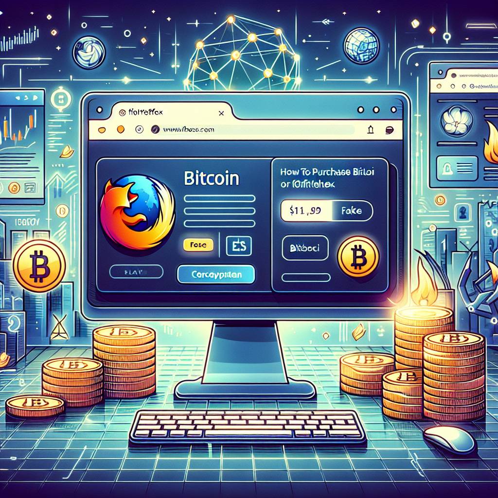 How can I buy Bitcoin using Mozilla Firefox on Windows 10?