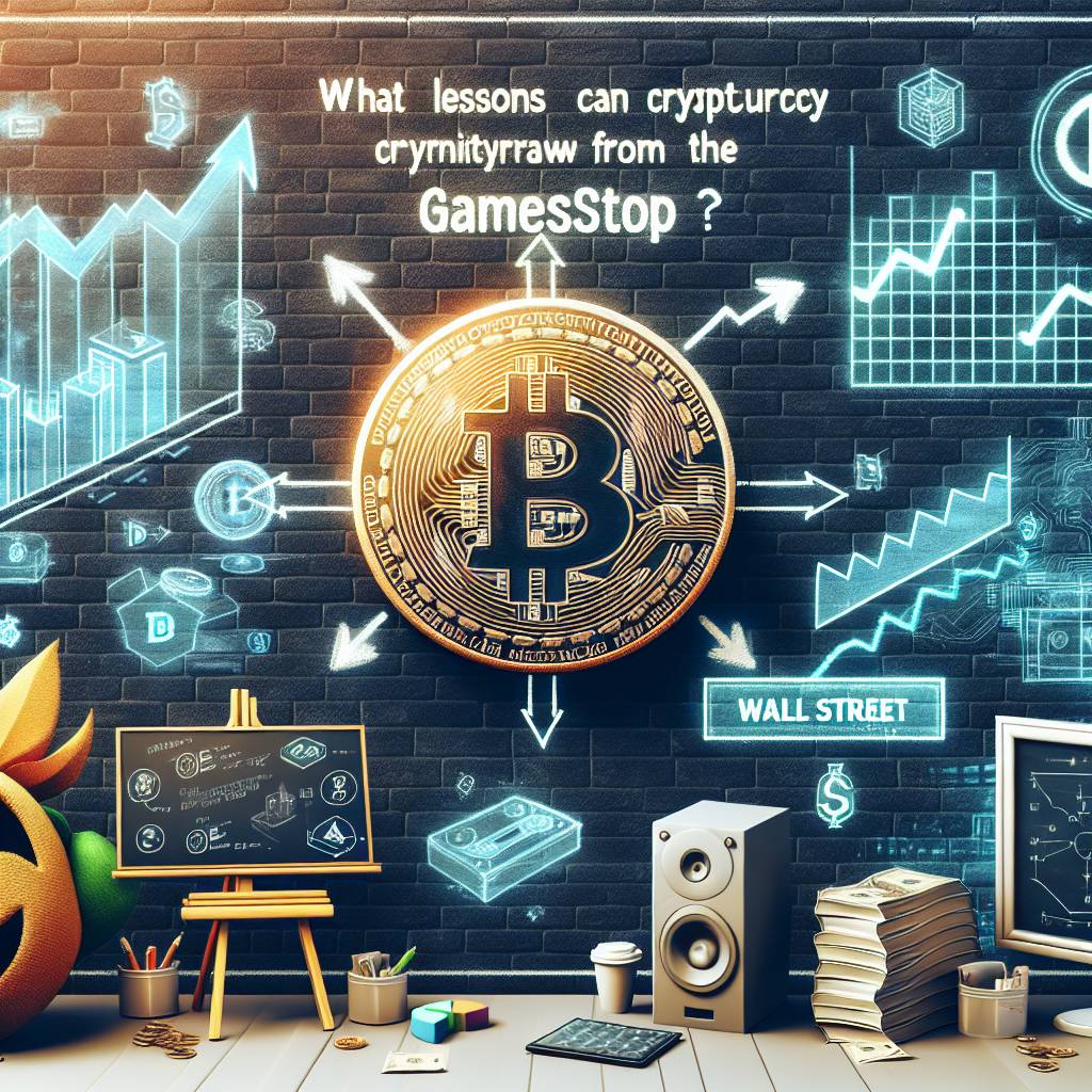 What lessons can the cryptocurrency community draw from the GameStop news?