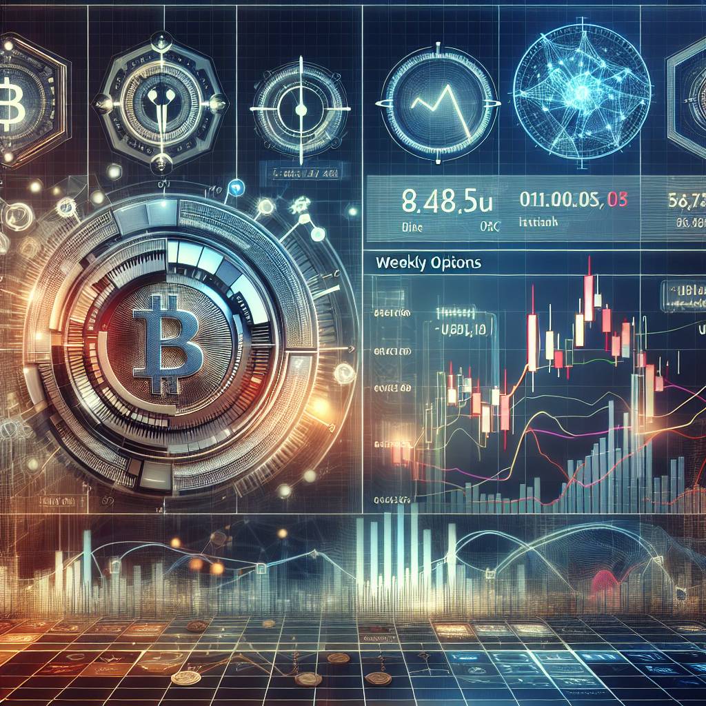 What are some tools or charts that can help cryptocurrency investors track the time decay of weekly options?