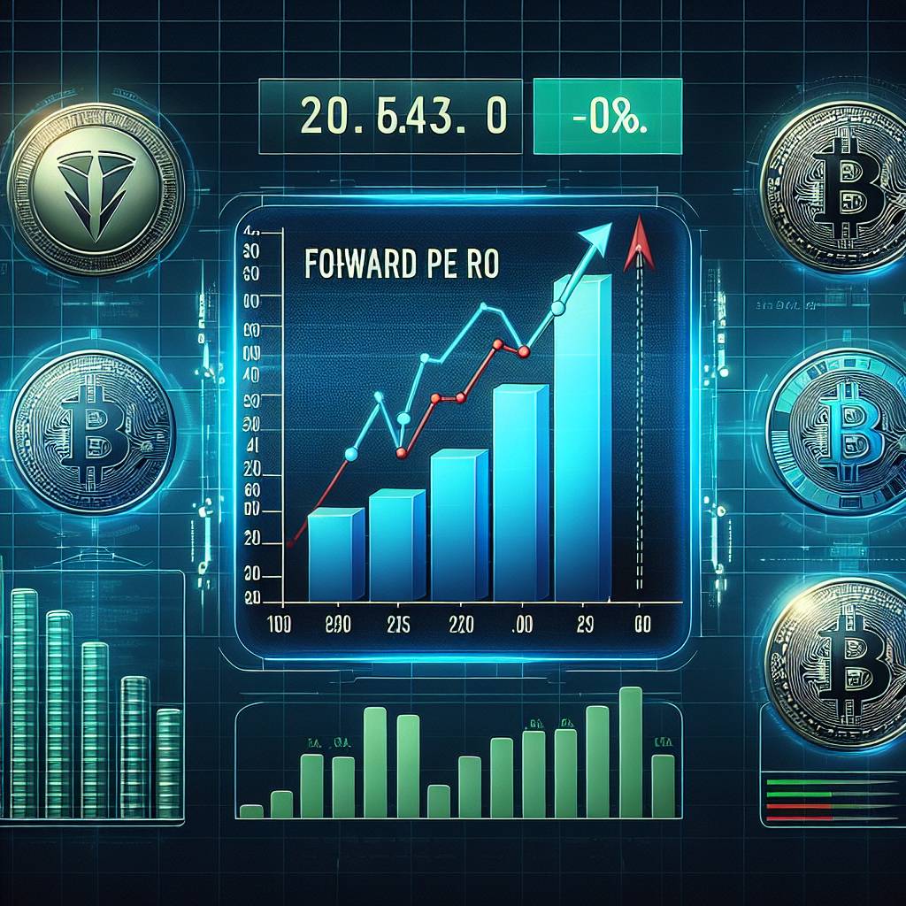 How does the forward PE ratio compare to the PE ratio in the world of digital currencies?