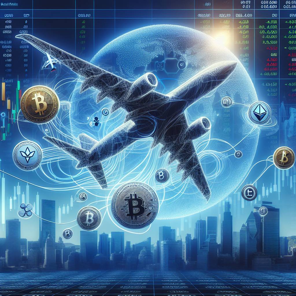 Does the performance of Boeing company's stock influence the trading volume of digital assets?