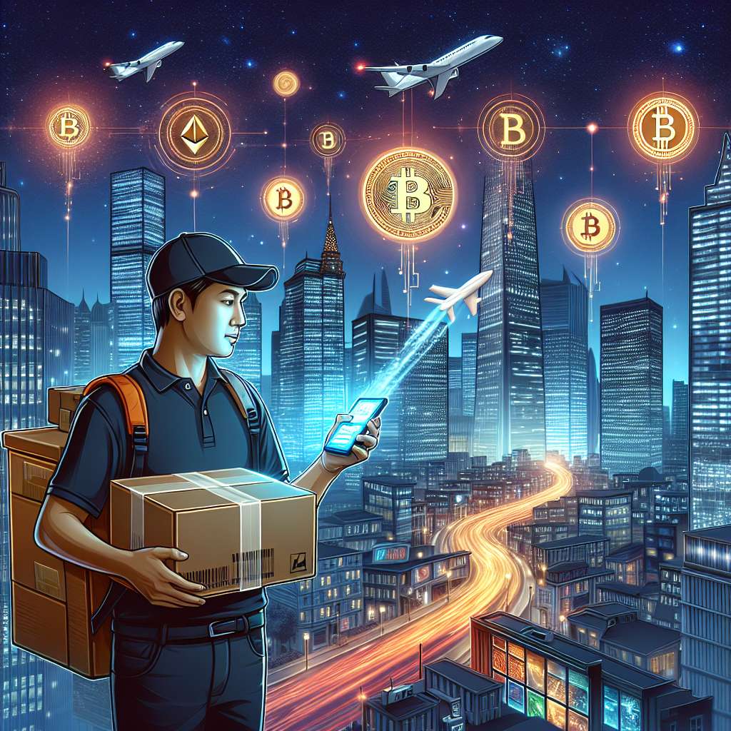 Are there any local delivery services that accept cryptocurrency for payment?