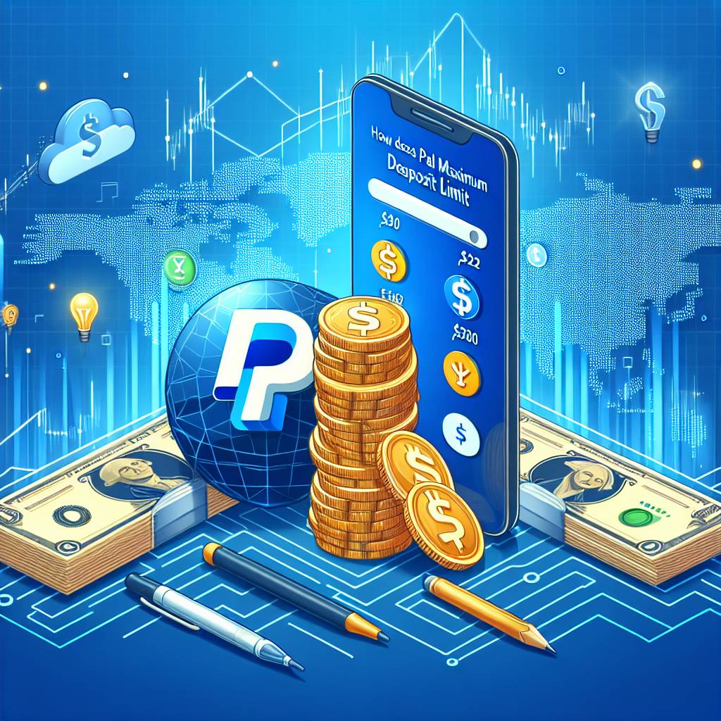 How does PayPal's maximum deposit limit compare to other popular digital currency payment methods?