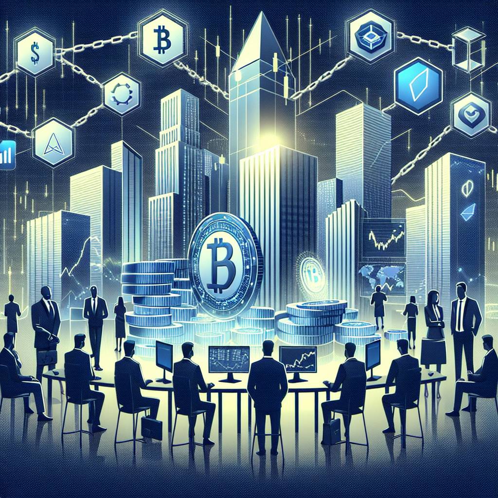 Who are the leading players in the blockchain industry for cryptocurrencies?