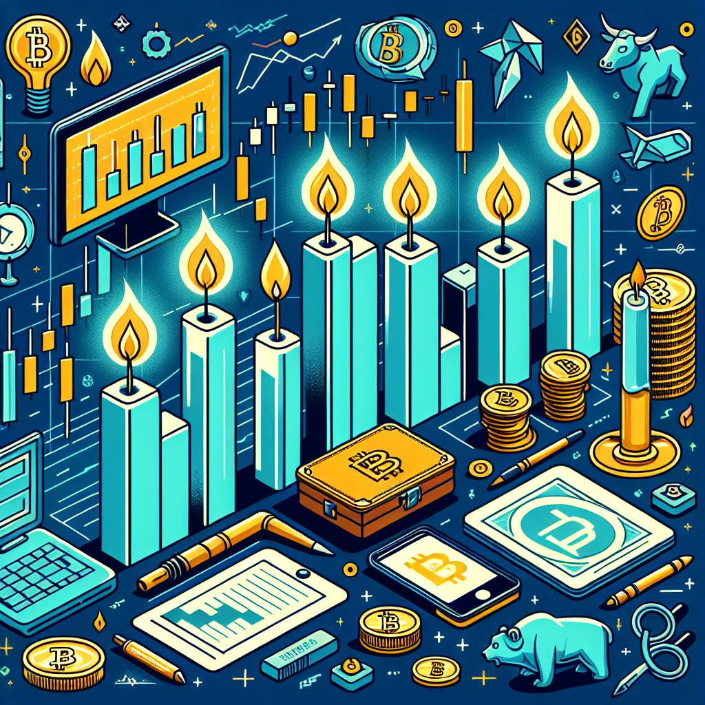 What are the historical references of candles in the context of cryptocurrency?