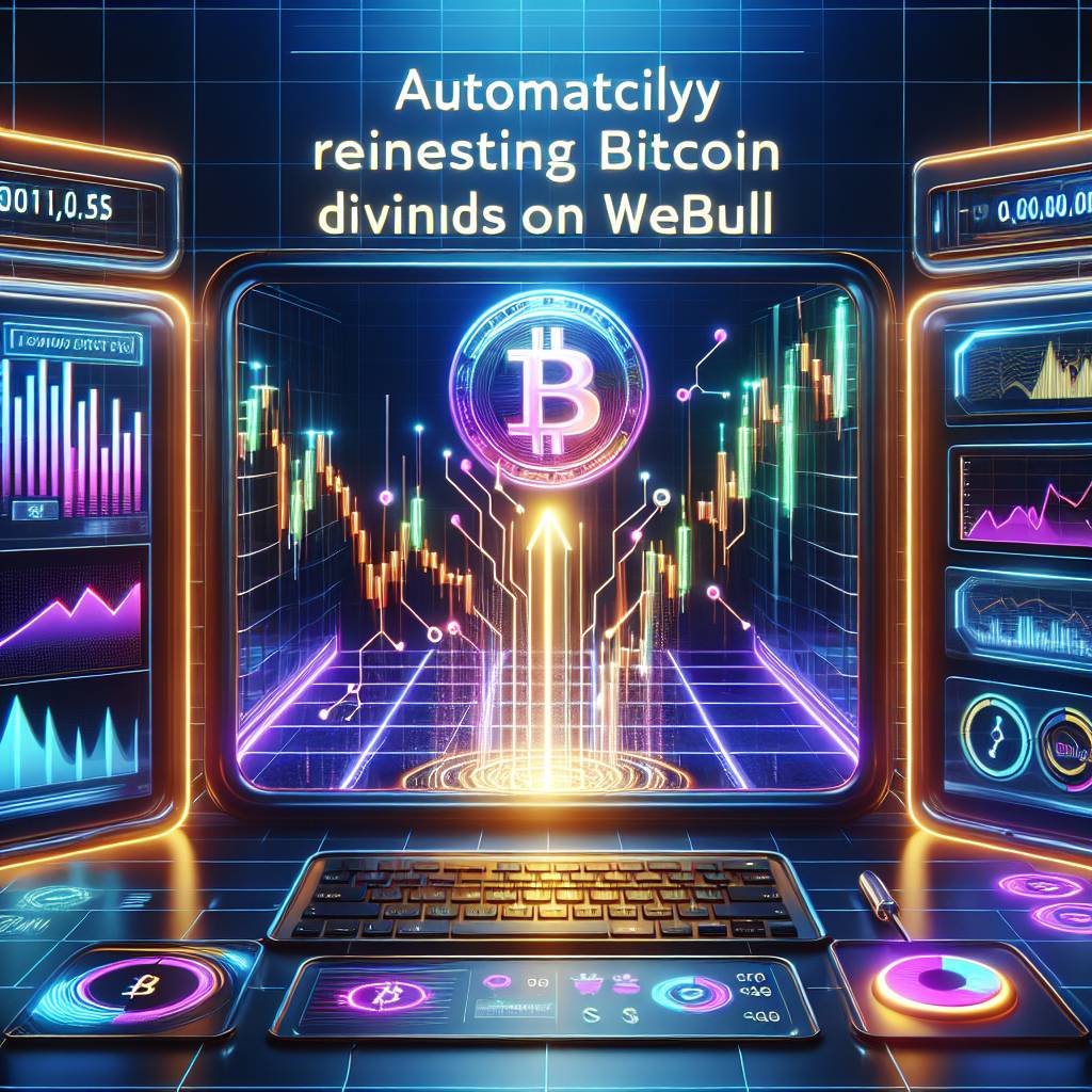 Can I automatically reinvest my Bitcoin dividends on Webull?