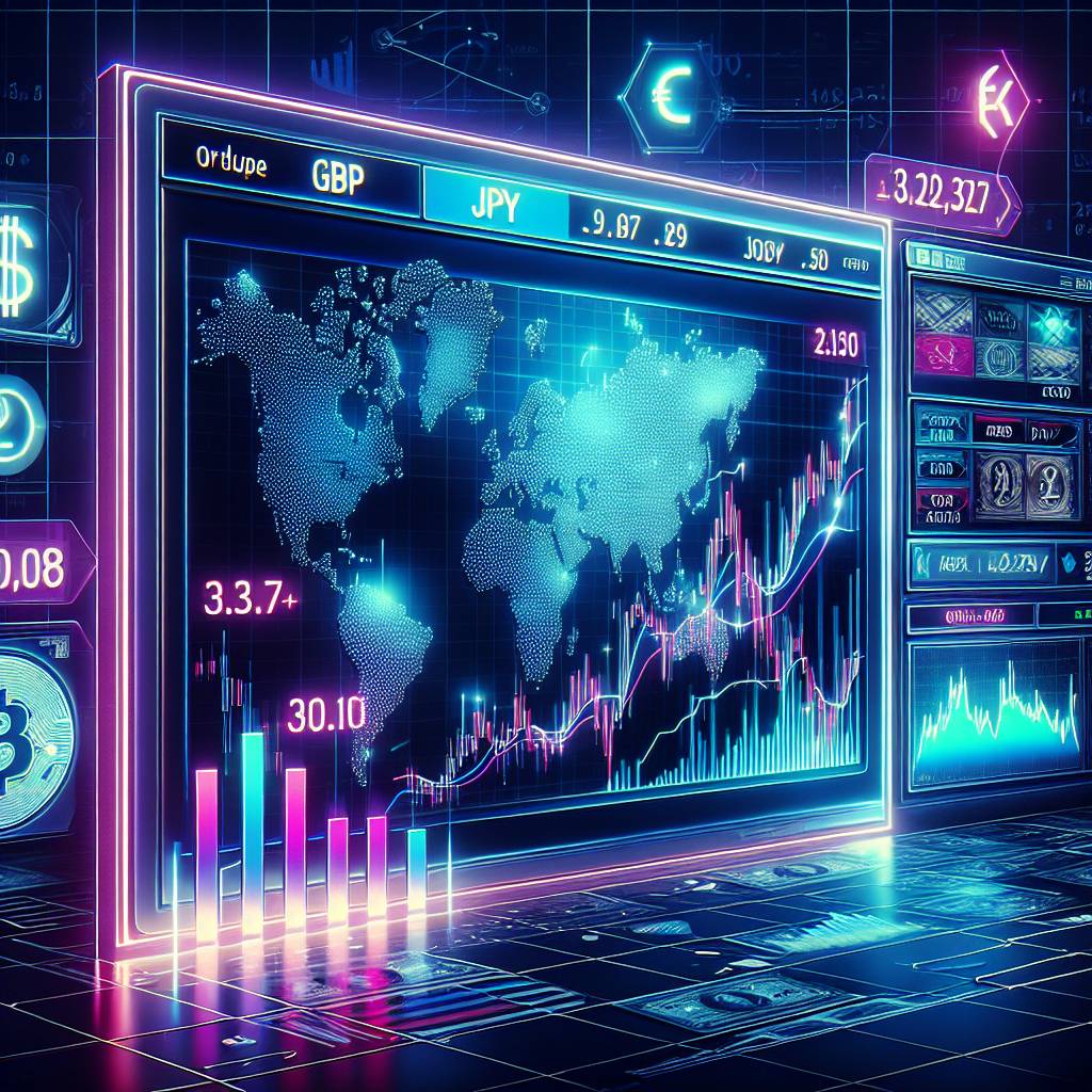 What are the current GBP/USD forward rates in the cryptocurrency market?