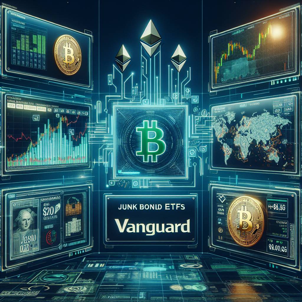 Are there any junk bond ETFs offered by Vanguard specifically for cryptocurrency investors?