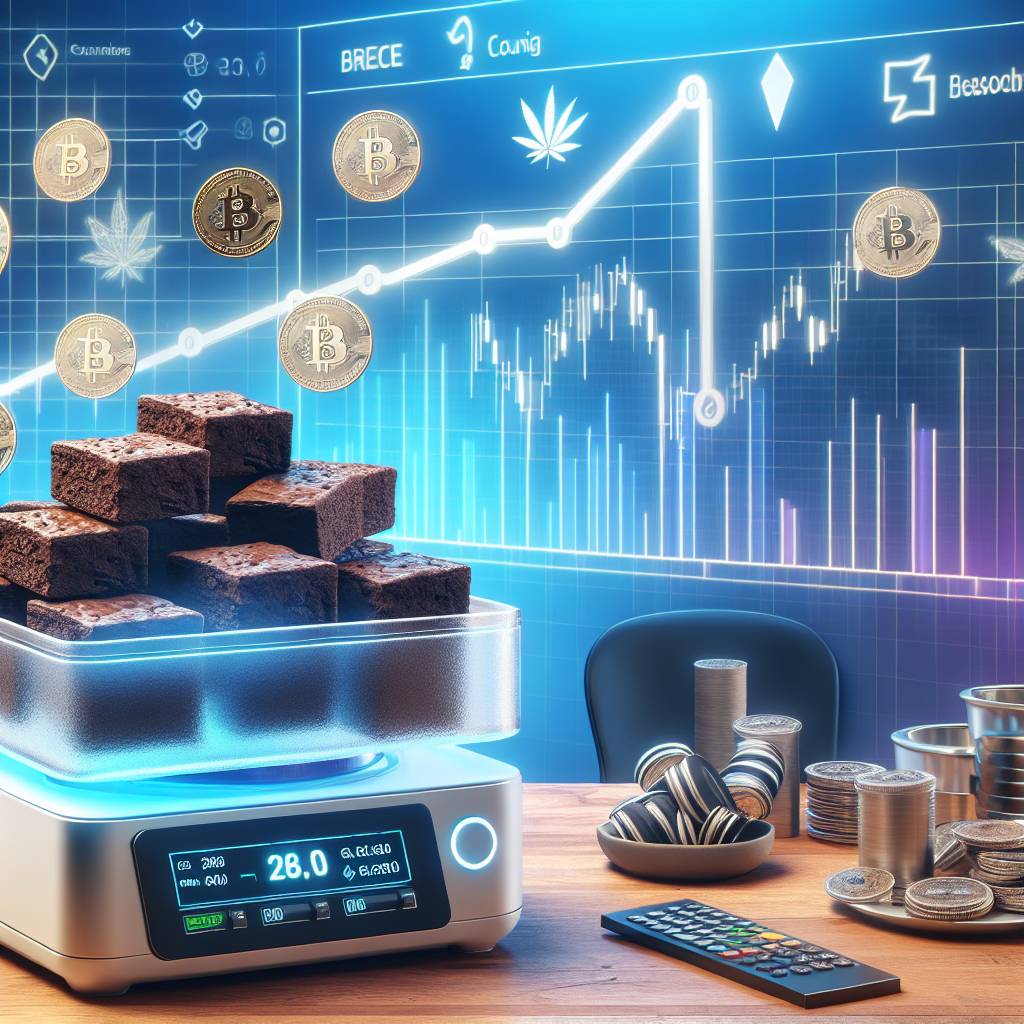 Are there any risks or considerations when freezing weed brownies for cryptocurrency enthusiasts?