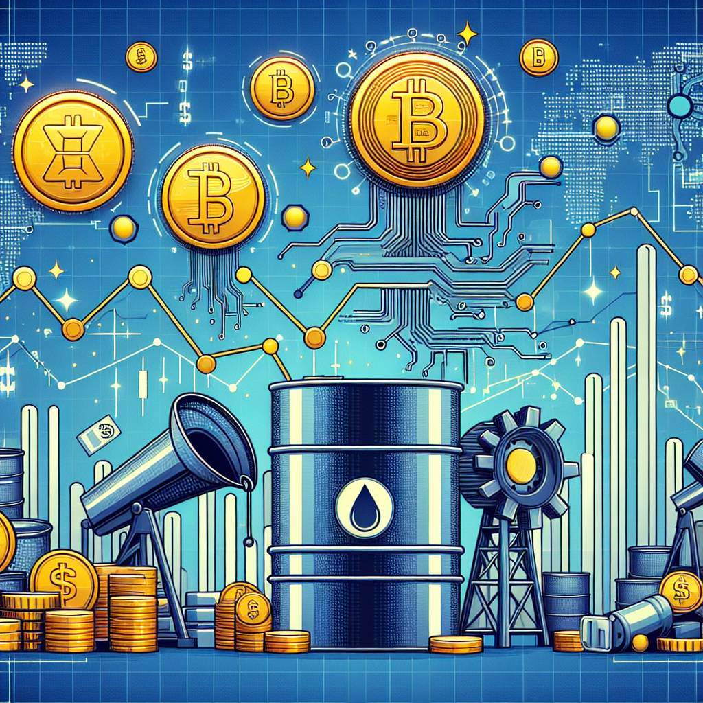 What are the best digital currencies to invest in to hedge against crude oil price fluctuations?