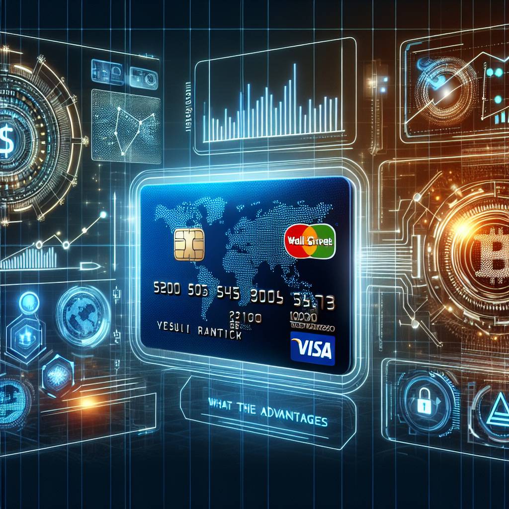 What are the advantages of using Visa or Mastercard for cryptocurrency transactions?