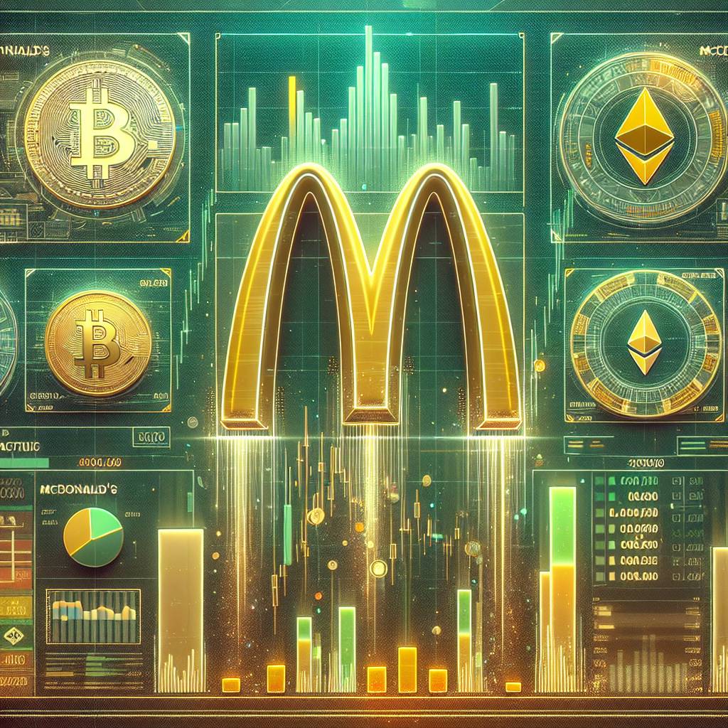 How does McDonald's yearly revenue compare to the market cap of popular cryptocurrencies?