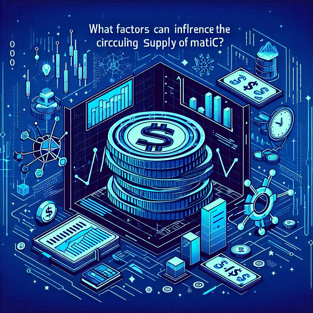 What factors can influence the circulating supply of crypto?