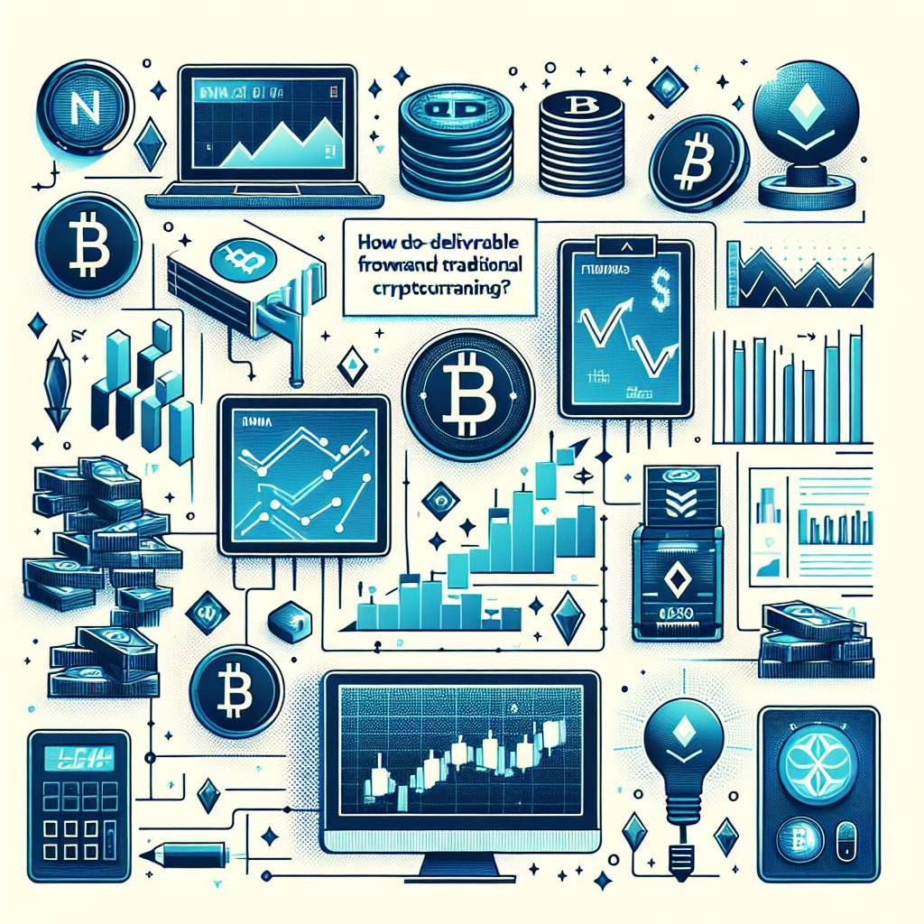 How do non-deliverable forwards differ from traditional cryptocurrency trading methods?