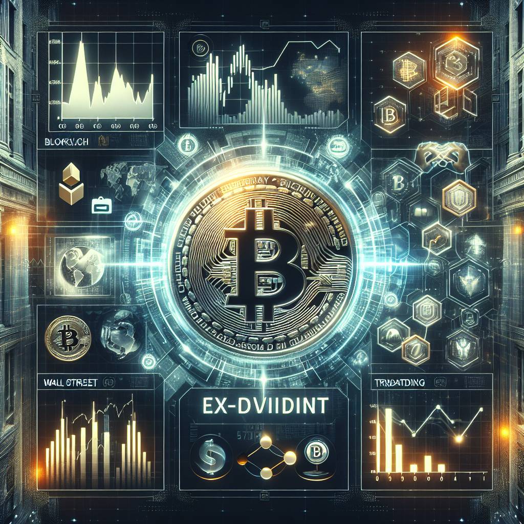 Why is the ex-dividend date important for cryptocurrency investors?