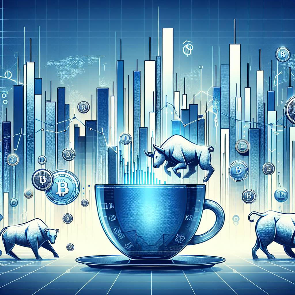 What are the bearish cup and handle patterns in the cryptocurrency market?