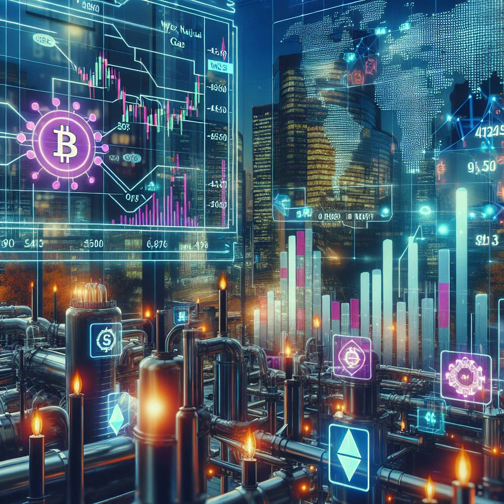 How can I use the Nymex natural gas chart to predict price movements in the cryptocurrency market?