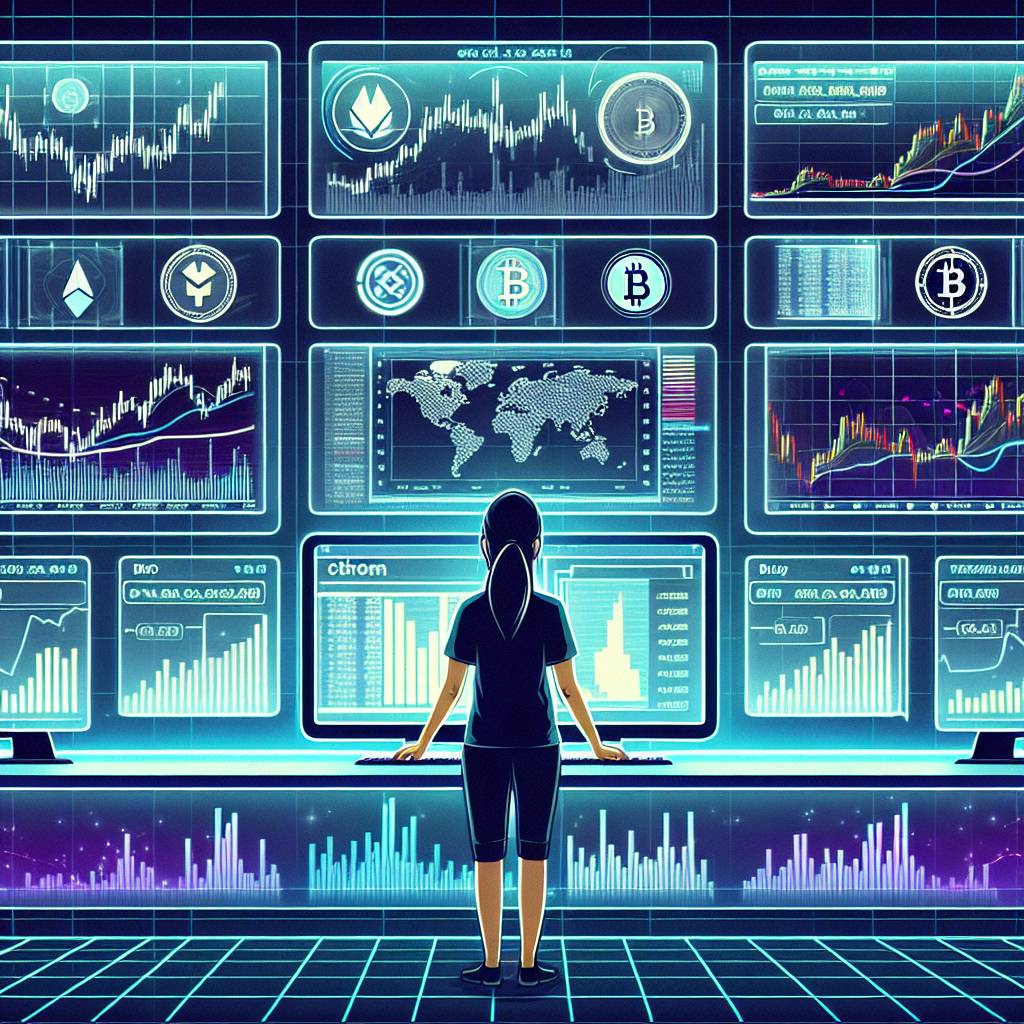 How can I interpret a megaphone chart pattern in relation to cryptocurrency trading?