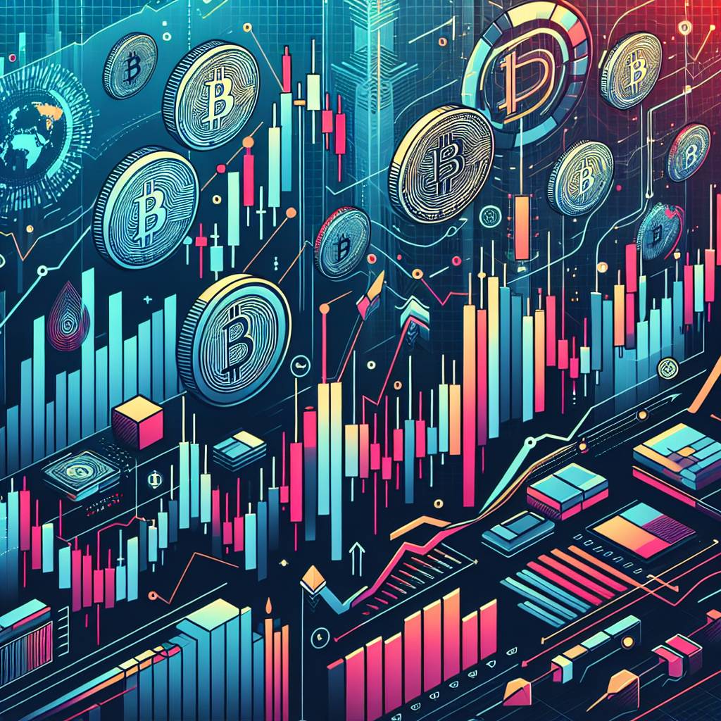 What are the key patterns to look for in cryptocurrency candlestick charts?