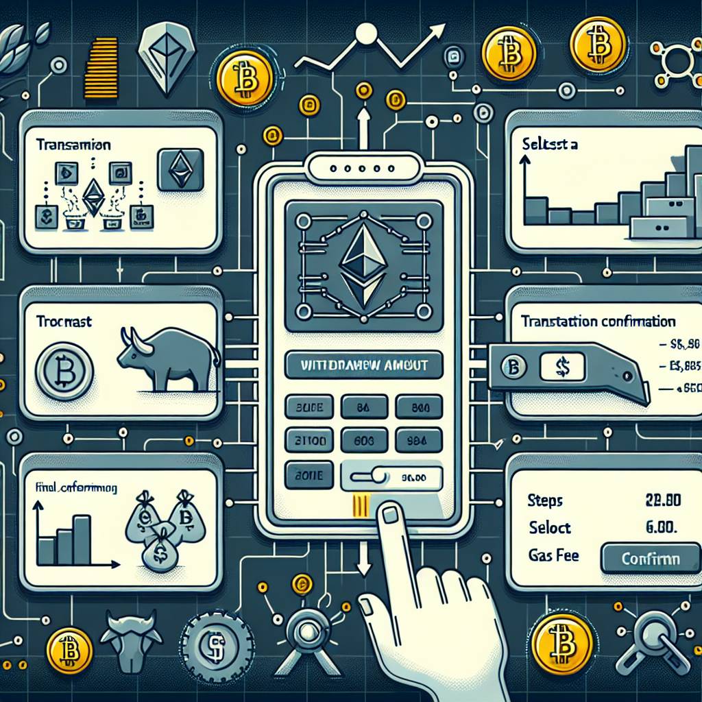 What is the process of withdrawing coins from Metamask to a hardware wallet?