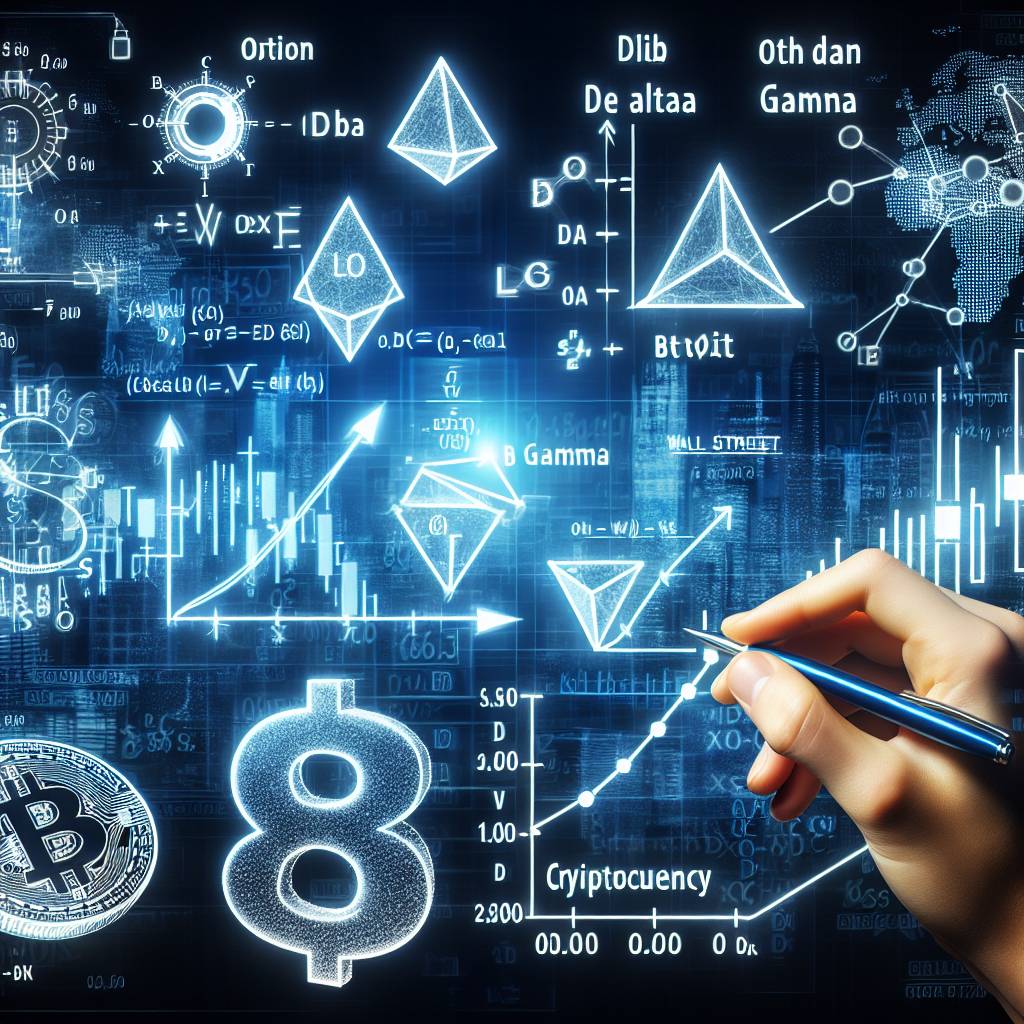 How can option trading delta be used to predict cryptocurrency market movements?