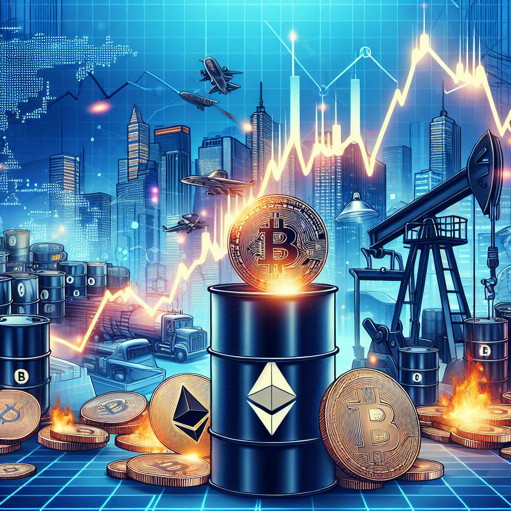 How do oil trading prices affect the value of cryptocurrencies?