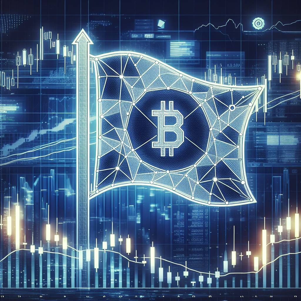 Are there any indicators or tools that can assist in identifying flag chart patterns in the cryptocurrency market?