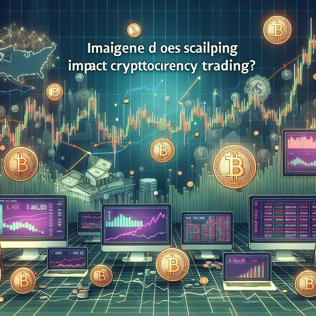 How does scalping impact the volatility of cryptocurrencies?