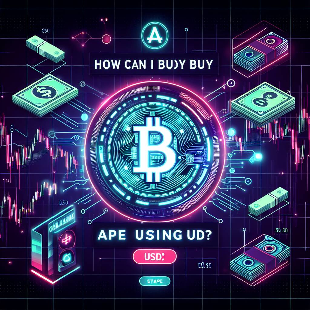 How can I buy Ape stock using digital currency?