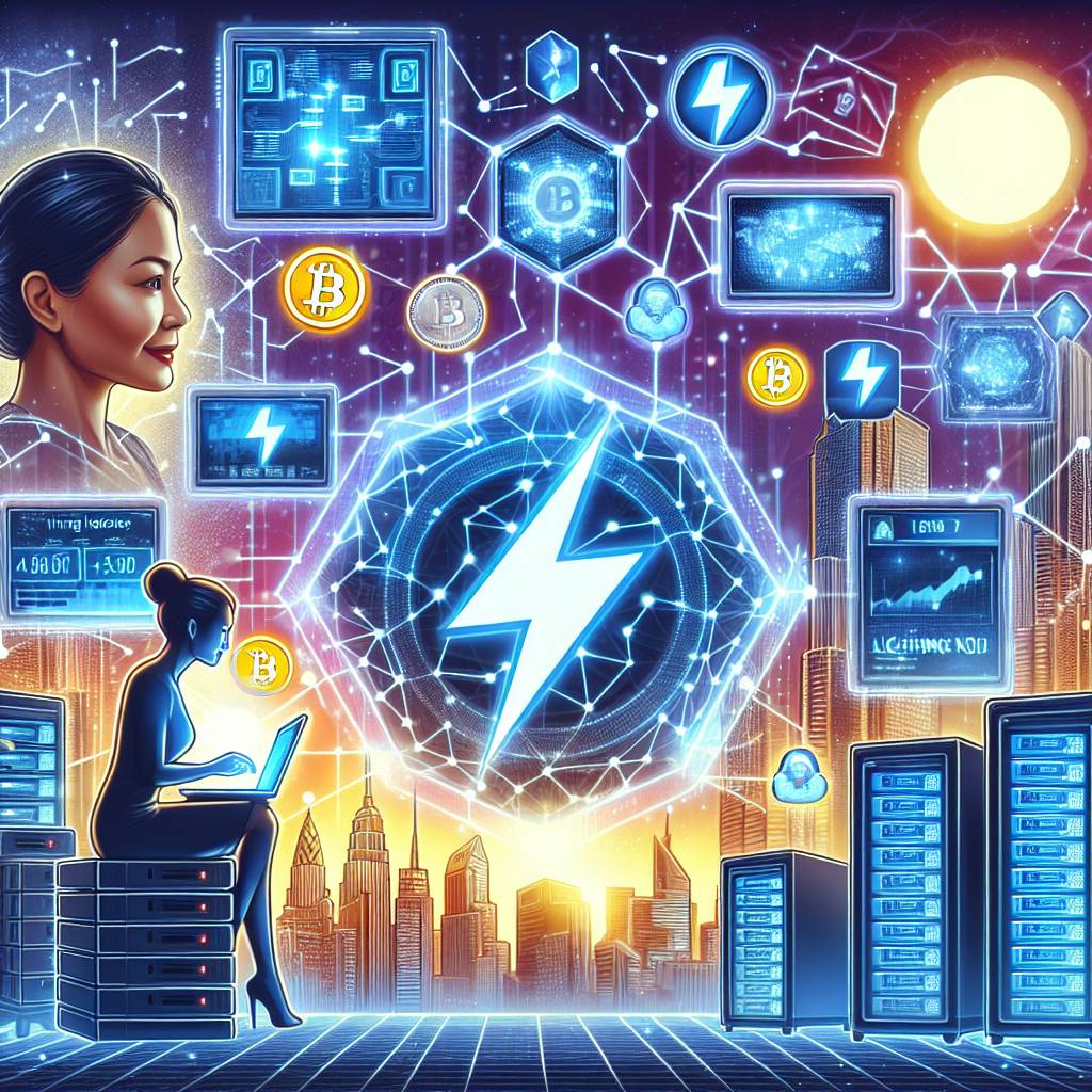 What are the steps to set up and maintain a lightning node for cryptocurrency transactions?