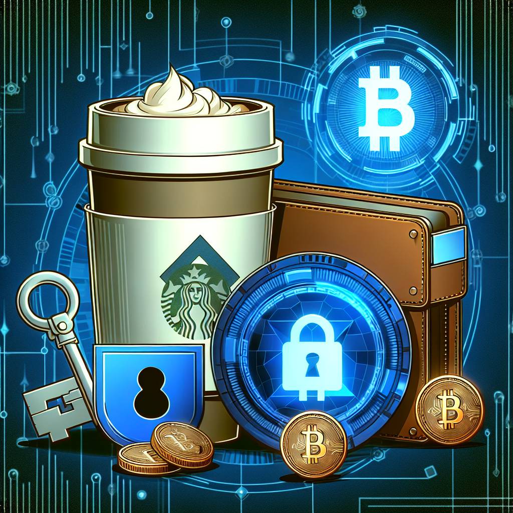 What are the security measures Starbucks has in place for accepting cryptocurrency?