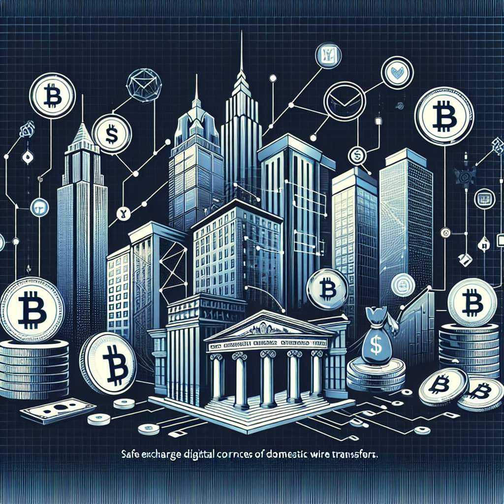 What are the most secure platforms for exchanging digital currencies for domestic wire transfers?