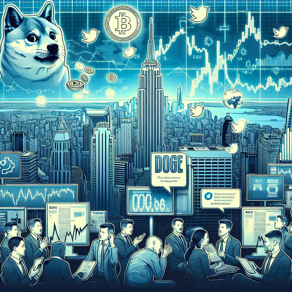 How did Twitter impact the price of Dogecoin in October?