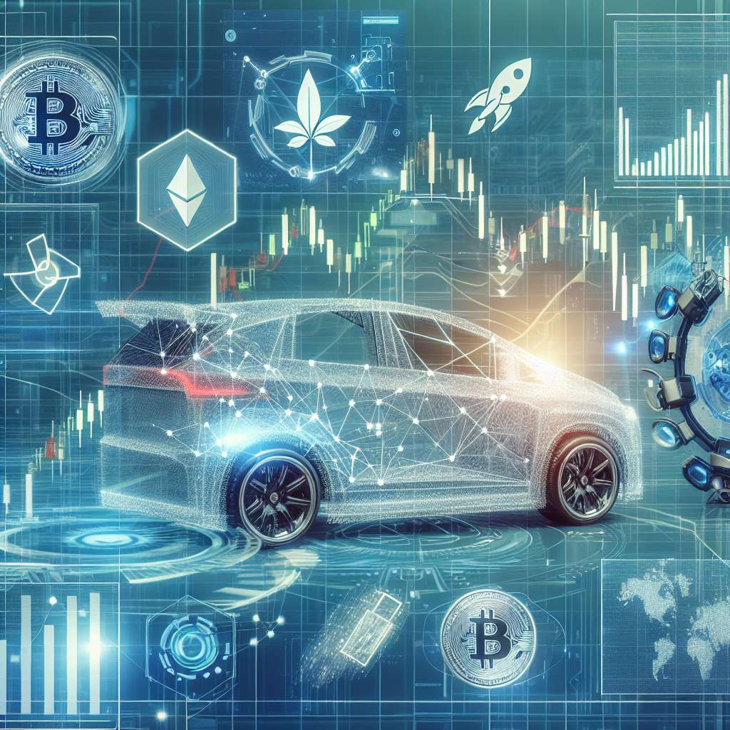 Are there any correlations between the performance of GM stock and the value of cryptocurrencies?