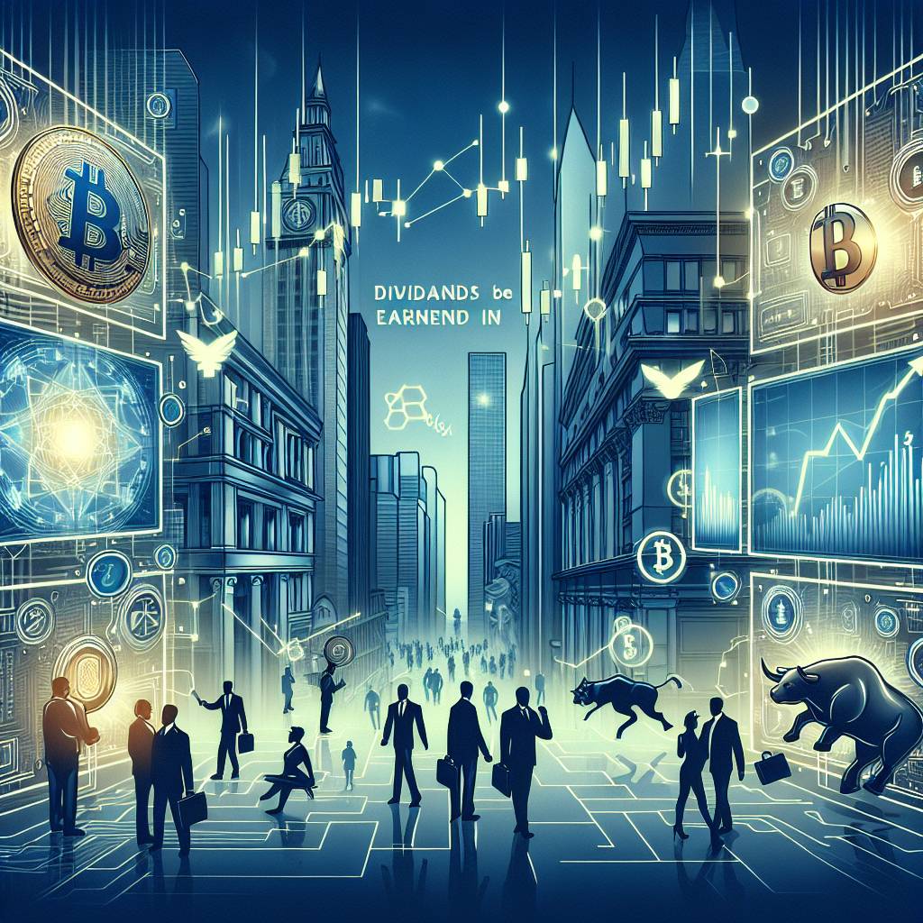 How can digital currencies be used to pay out cash dividends to investors?