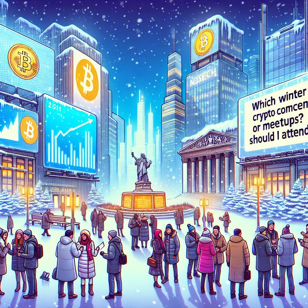 Which winter crypto conferences or meetups should I attend?