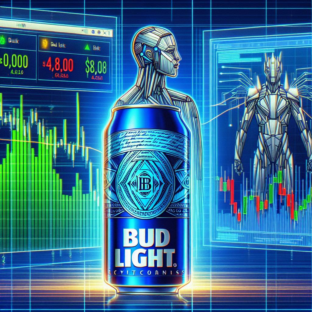 How does the performance of Bud Light stock compare to popular cryptocurrencies?